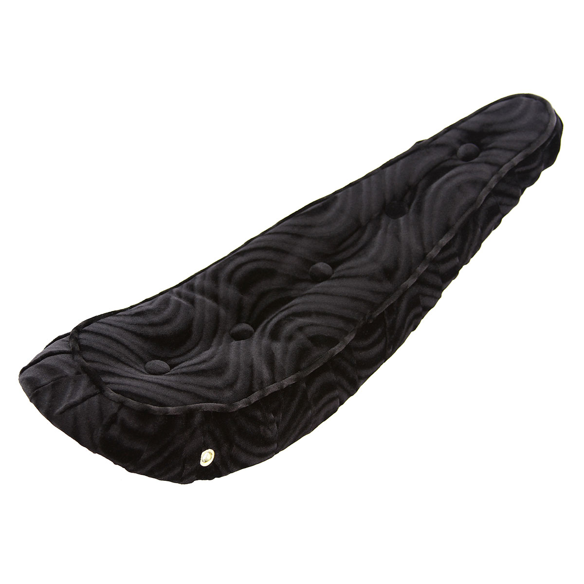 20 Polo Saddle W/Button Black.